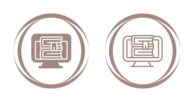 Computer Vector Icon