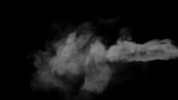 Realistic dry ice smoke clouds fog on bacground video