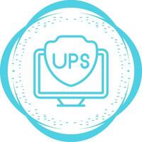 UPS vector icono