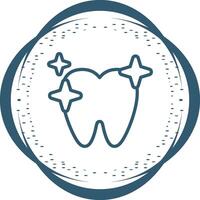 icono de vector de dientes