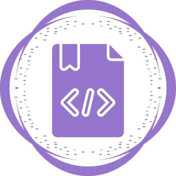 icono de vector de codificación