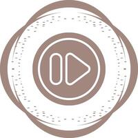 Fast Forward Button Vector Icon