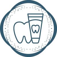 icono de vector de pasta de dientes