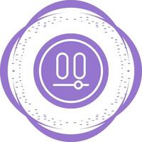 Video Pause Button Vector Icon