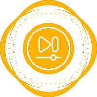 Video Next Track Button Vector Icon