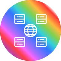 Content Delivery Network Vector Icon
