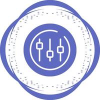 Music Equalizer Circle Vector Icon