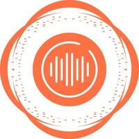 Audio Spectrum Circle Vector Icon