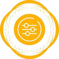 Equalizer Circle Vector Icon