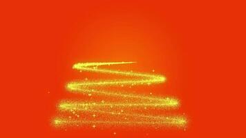 chrismast tree particle background animation video