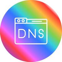 Domain DNS Management Vector Icon