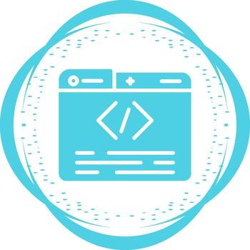 icono de vector de programación