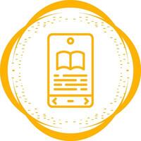 E book Reader Vector Icon