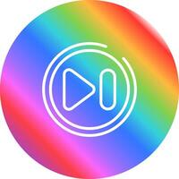 Next Track Button Vector Icon