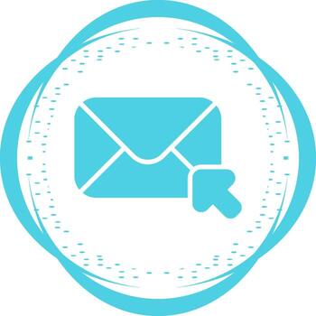 icono de vector de sobre