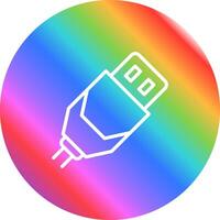 Usb Cable Vector Icon