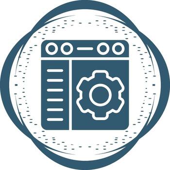 Browser Settings Vector Icon