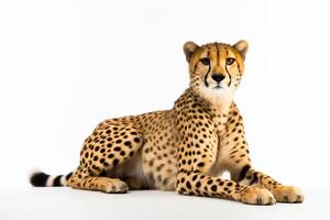 AI generated cheetah illustration clipart photo