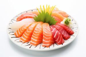 AI generated Sashimi food clipart photo