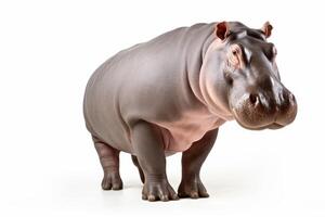 AI generated Hippo isolated clipart photo