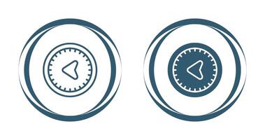 West Vector Icon