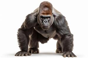 AI generated lowland gorilla clipart photo