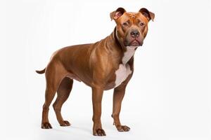 AI generated pit bull terrier clipart photo