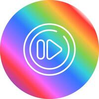 Next Track Circle Vector Icon