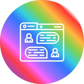 Messaging Vector Icon