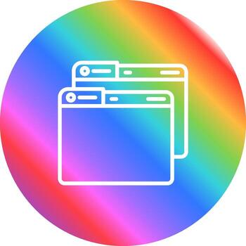 icono de vector de ventanas