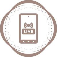 Live Streaming Vector Icon