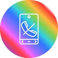 Call End Vector Icon