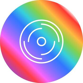 icono de vector de disco