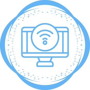 icono de vector de computadora