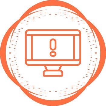 icono de vector de computadora