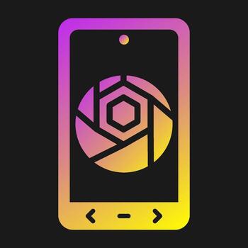 icono de vector de camara