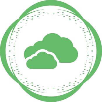 icono de vector de nube
