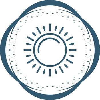 icono de vector de sol