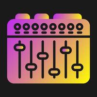 Sound Mixer Vector Icon