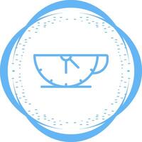 icono de vector de tiempo de café