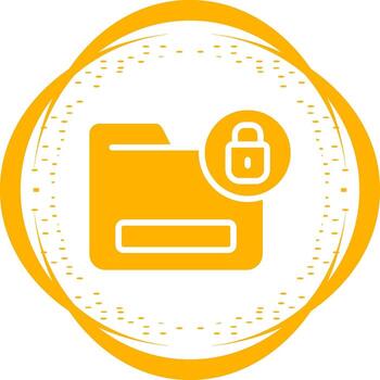 documento cifrado vector icono