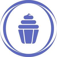 icono de vector de cupcake