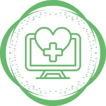 icono de vector de computadora