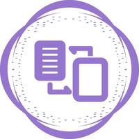 Document Migration Vector Icon