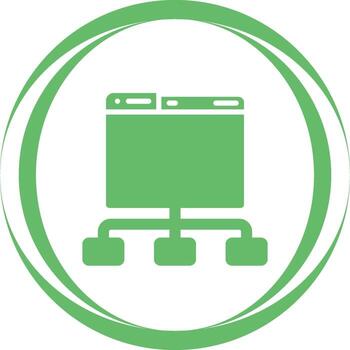icono de vector de red