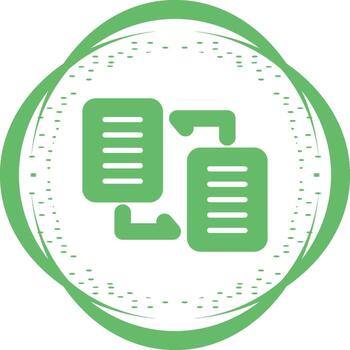 Document Distribution Vector Icon