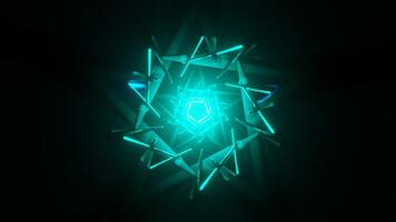 Neon lights dance hypnotically in a vibrant and dynamic VJ Loop. video