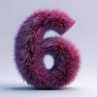 AI generated A captivating image featuring vibrant purple fur encircling a mysterious blurred square, evoking a sense of abstract artistry and visual allure. photo