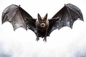 AI generated Bat on fly photo