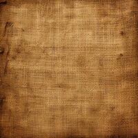 AI generated burlap texture background photo